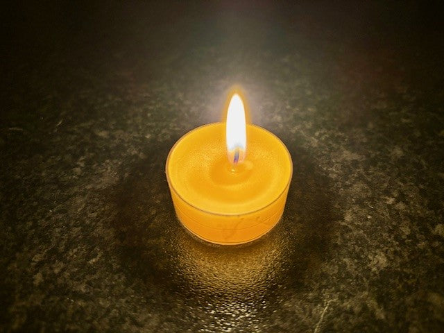 100% Real Raw Pure Organic Beeswax Transparent Circle Tea-lights x 500No.