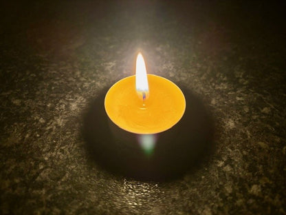 100% Real Raw Pure Organic Beeswax Aluminium Circle Tea-lights x 100No.